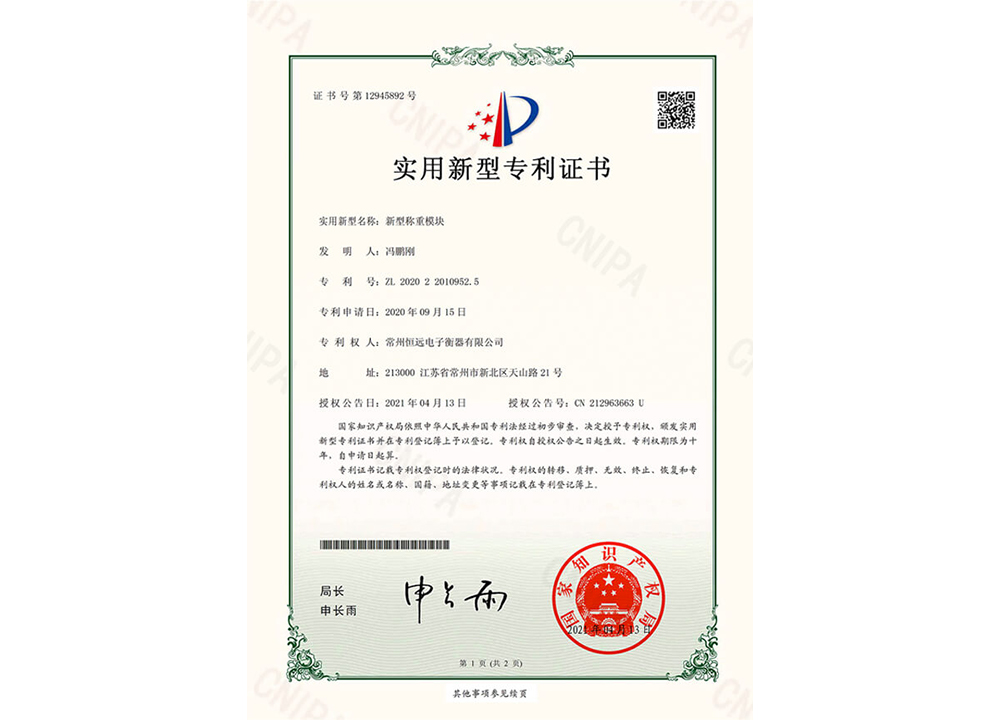 新型稱重糢塊